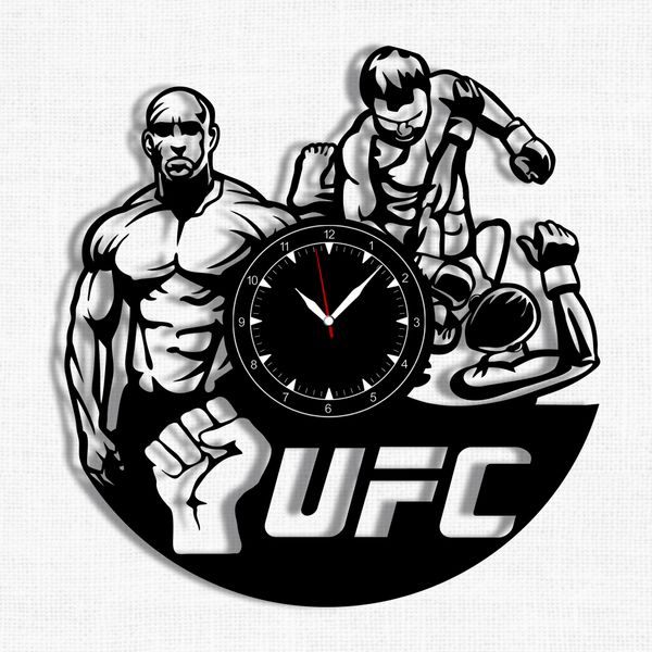 Wall Vinyl Record Clock UFC 12" Vinyl-Clock-UFC-1 photo