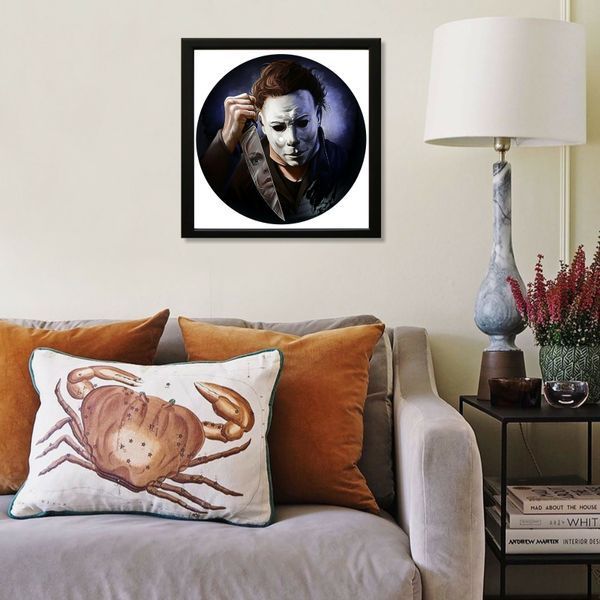 Vinyl Record Decor in a Wooden Frame Michael Myers 14" 755-4-1 photo