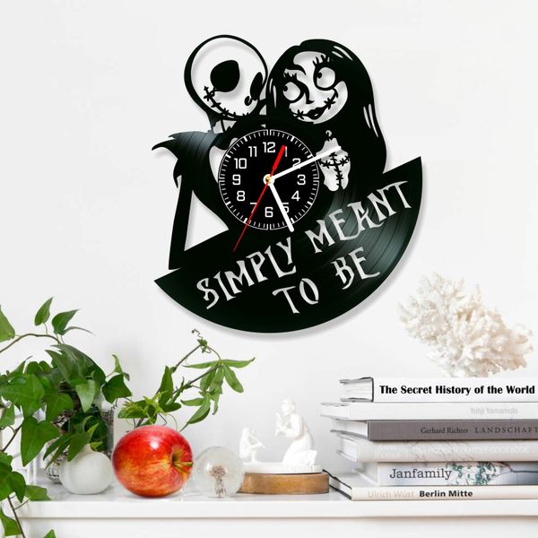 Wall Vinyl Record Clock Nightmare Before Christmas 12" Vinyl-Clock-Nightmare Before Christmas-11 photo