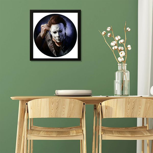 Vinyl Record Decor in a Wooden Frame Michael Myers 14" 755-4-1 photo