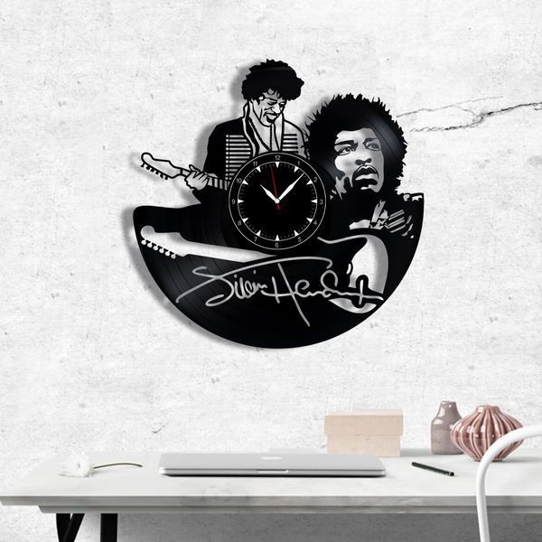Wall Vinyl Record Clock Jimi Hendrix 12" Vinyl-Clock-Jimi Hendrix-1 photo