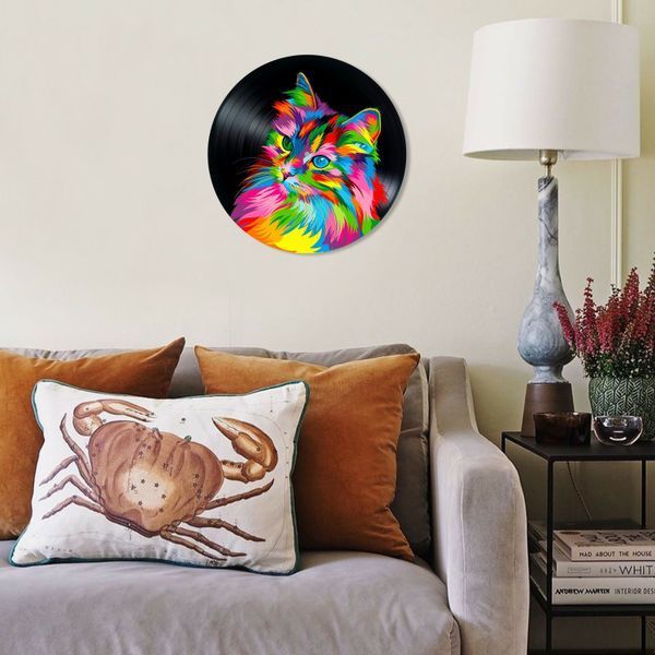 Vinyl Record Decor Cats 12" 63-3-1 photo