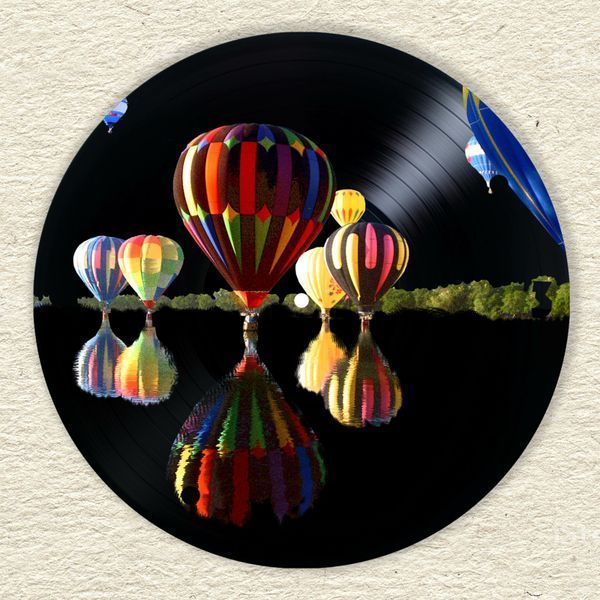 Vinyl Record Decor Balloon 12" 126-3-1 photo