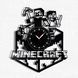 Настінний вініловий годинник Minecraft, діаметр 30см Vinyl-Clock-Minecraft-1 фото 1