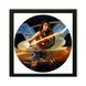 Vinyl Record Decor in a Wooden Frame Wonder Woman 14" UF-Frame-Wonder Woman-1 photo 1