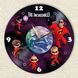 Wall Vinyl Record Clock Incredibles 12" UF-Clock-C-Incredibles-1 photo 3