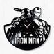 Wall Vinyl Record Clock Iron Man 12" Vinyl-Clock-M-Iron Man-5 photo