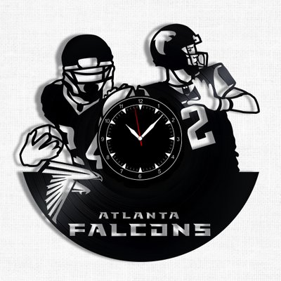 Wall Vinyl Record Clock Atlanta Falcons 12" Vinyl-Clock-Atlanta Falcons-1 photo