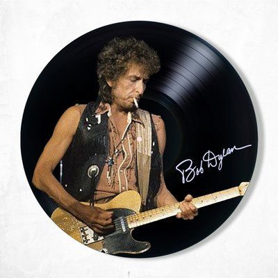 Vinyl Record Decor Bob Dylan 12" 509-3-1 photo