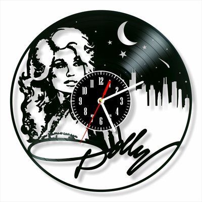 Wall Vinyl Record Clock Dolly Parton 12" Vinyl-Clock-Dolly Parton-2 photo