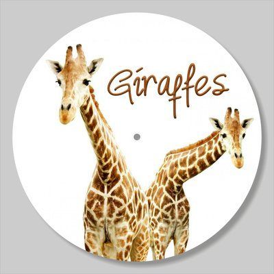 Vinyl Record Decor Giraffes 12" 78-3-1 photo