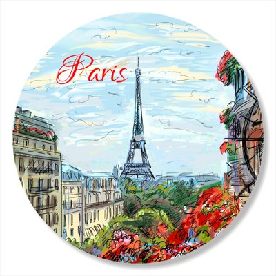 Vinyl Record Decor Paris 12" UF-Decor-Paris-2 photo