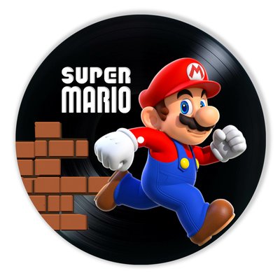 Vinyl Record Decor Super Mario 12" UF-Decor-Super Mario-2 photo