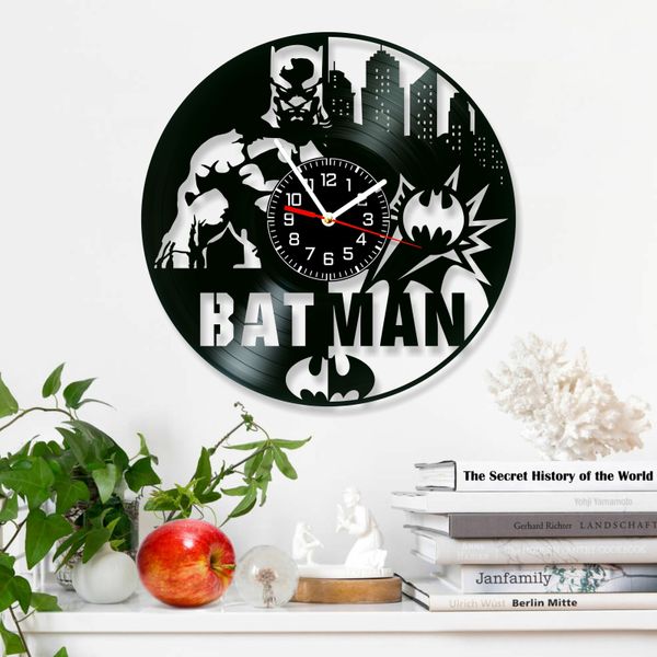 Wall Vinyl Record Clock Batman 12" Vinyl-Clock-Batman-23 photo