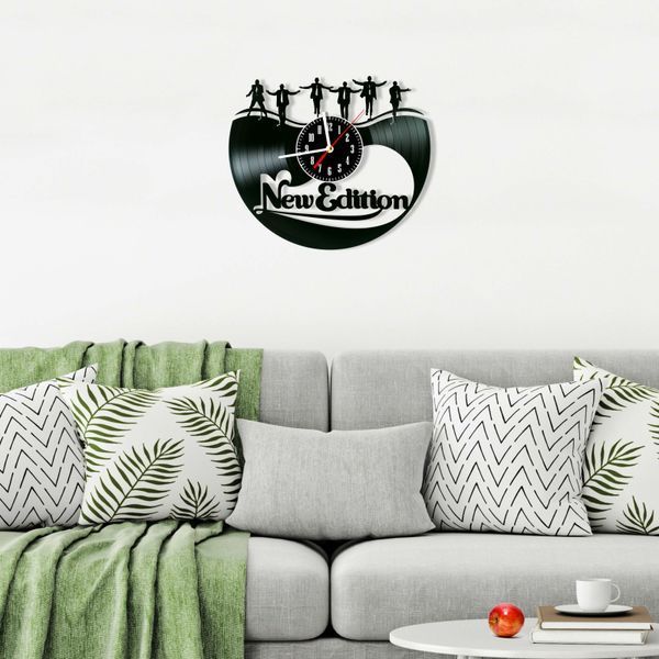 Wall Vinyl Record Clock New Edition 12" Vinyl-Clock-New Edition-1 photo