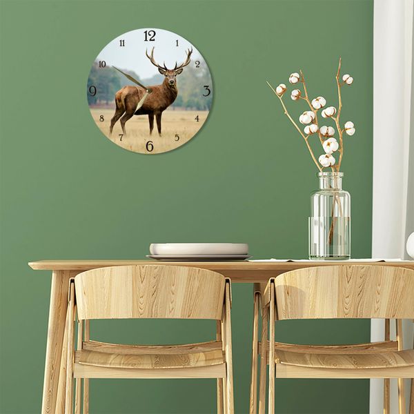 Wall Vinyl Record Clock Deer 12" UF-Clock-Deer-1 photo