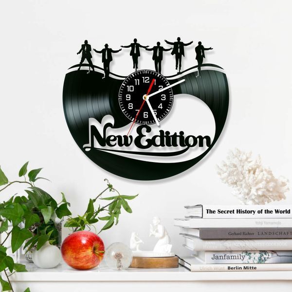 Wall Vinyl Record Clock New Edition 12" Vinyl-Clock-New Edition-1 photo