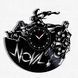 Настінний вініловий годинник Nova, діаметр 30см Vinyl-Clock-Nova-1 фото 1