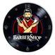 Wall Vinyl Record Clock Barber Shop 12" 94-2-2 photo