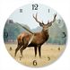 Wall Vinyl Record Clock Deer 12" UF-Clock-Deer-1 photo 1