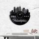 Wall Vinyl Record Clock Philadelphia 12" 32-1-1 photo 2