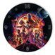 Настінний вініловий годинник Месники, діаметр 30см UF-Clock-M-Avengers-2 фото