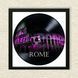 Vinyl Record Decor in a Wooden Frame Rome 14" 17-4-1 photo 3