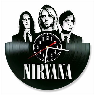 Wall Vinyl Record Clock Nirvana 12" Vinyl-Clock-Nirvana-4 photo
