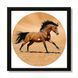 Vinyl Record Decor in a Wooden Frame Horse 14" 79-4-1 photo 1