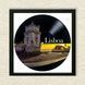 Vinyl Record Decor in a Wooden Frame Lisbon 14" 19-4-1 photo 3