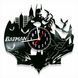 Настінний вініловий годинник Бетмен, діаметр 30см Vinyl-Clock-Batman-23 фото