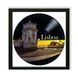 Vinyl Record Decor in a Wooden Frame Lisbon 14" 19-4-1 photo 1
