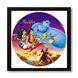 Vinyl Record Decor in a Wooden Frame Aladdin 14" UF-Frame-C-Aladdin-1 photo 1