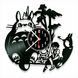 Настінний вініловий годинник Студія Ґіблі, діаметр 30см Vinyl-Clock-Studio Ghibli-4 фото