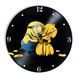 Настінний вініловий годинник Посіпаки, діаметр 30см UF-Clock-C-Minions-5 фото