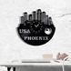 Wall Vinyl Record Clock Phoenix 12" 33-1-1 photo 2