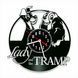 Настінний вініловий годинник Леді та Блудько, діаметр 30см Vinyl-Clock-C-Lady and the Tramp-4 фото
