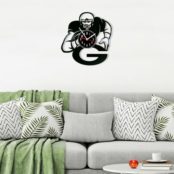 Wall Vinyl Record Clock Green Bay Packers 12" Vinyl-Clock-Green Bay Packers-1 photo