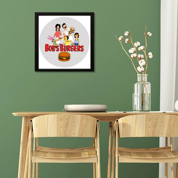 Vinyl Record Decor in a Wooden Frame Bob's Burgers 14" UF-Frame-C-Bob's Burgers-2 photo