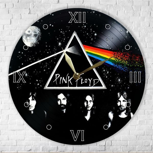 Wall Vinyl Record Clock Pink Floyd 12" UF-Clock-Pink Floyd-2 photo