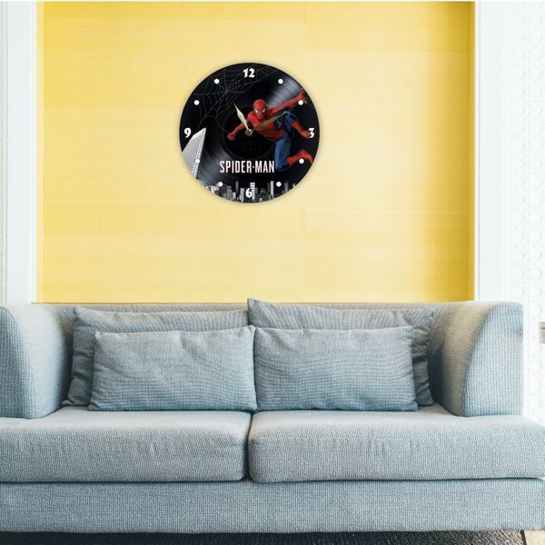 Wall Vinyl Record Clock Spider-Man 12" UF-Clock-Spider-Man-1 photo
