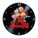 Настінний вініловий годинник Снупі, діаметр 30см UF-Clock-C-Snoopy-4 фото