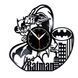 Настінний вініловий годинник Бетмен, діаметр 30см Vinyl-Clock-Batman-23 фото