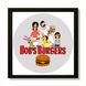 Vinyl Record Decor in a Wooden Frame Bob's Burgers 14" UF-Frame-C-Bob's Burgers-2 photo 1