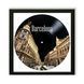 Vinyl Record Decor in a Wooden Frame Barcelona 14" 20-4-1 photo 1