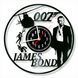 Wall Vinyl Record Clock James Bond 12" Vinyl-Clock-M-James Bond-5 photo 1