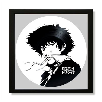 Vinyl Record Decor in a Wooden Frame Cowboy Bebop 14" UF-Frame-Cowboy Bebop-2 photo