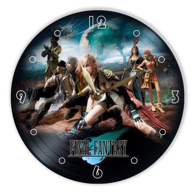 Wall Vinyl Record Clock Final Fantasy 12" UF-Clock-Final Fantasy-1 photo