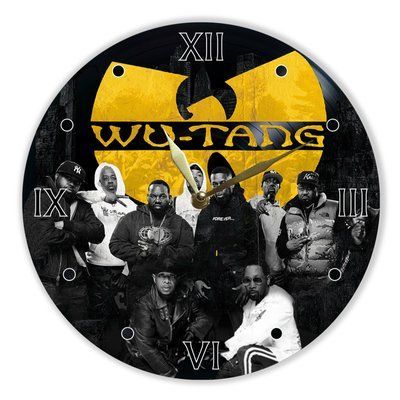 Wall Vinyl Record Clock Wu-Tang Clan 12" UF-Clock-Wu-Tang Clan-2 photo