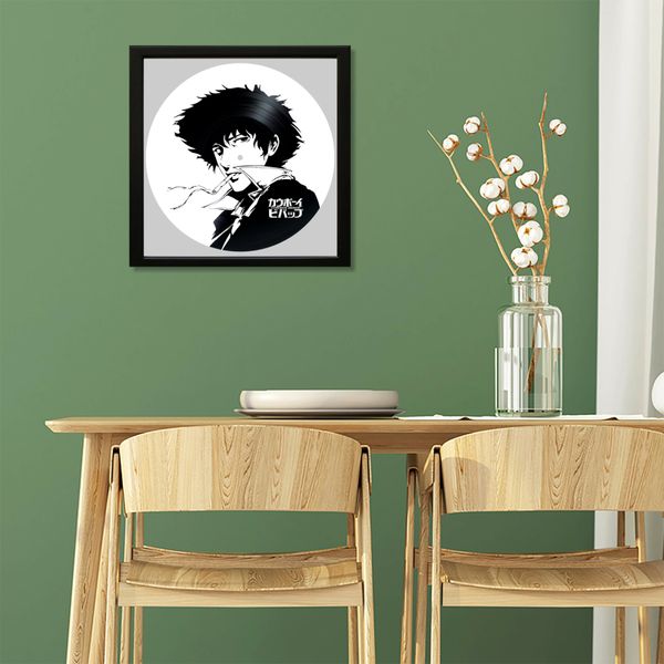 Vinyl Record Decor in a Wooden Frame Cowboy Bebop 14" UF-Frame-Cowboy Bebop-2 photo